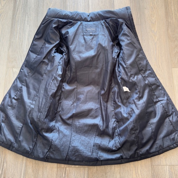 NAUTICA Navy Down Feather Puffer Coat Size Small - Picture 5 of 11